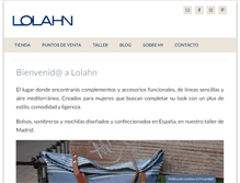 Tablet Screenshot of lolahn-handmade.com